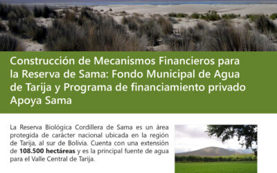 Construcción de Mecanismos Financieros para la Reserva de Sama