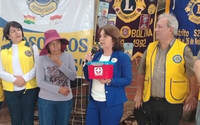 Lions International entrega donación de usd 15.000 para afectados por incendios